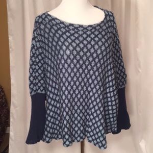 Wooden Ships poncho inspired sweater